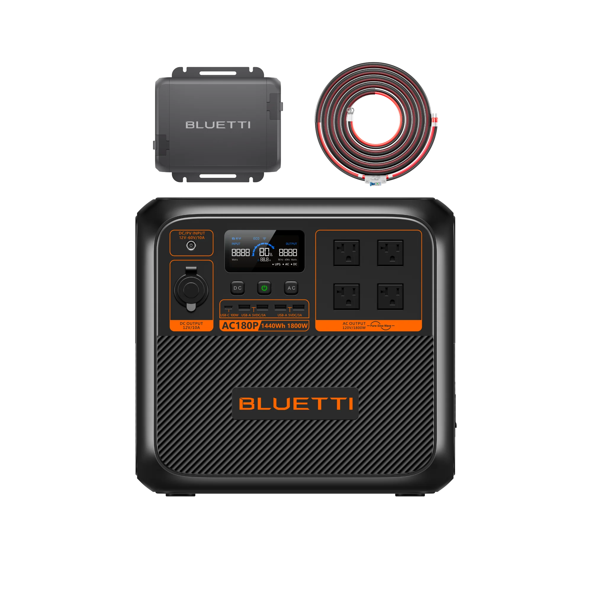 BLUETTI AC180P Solar Portable Power Station | 1,800W 1,440Wh - Image 11