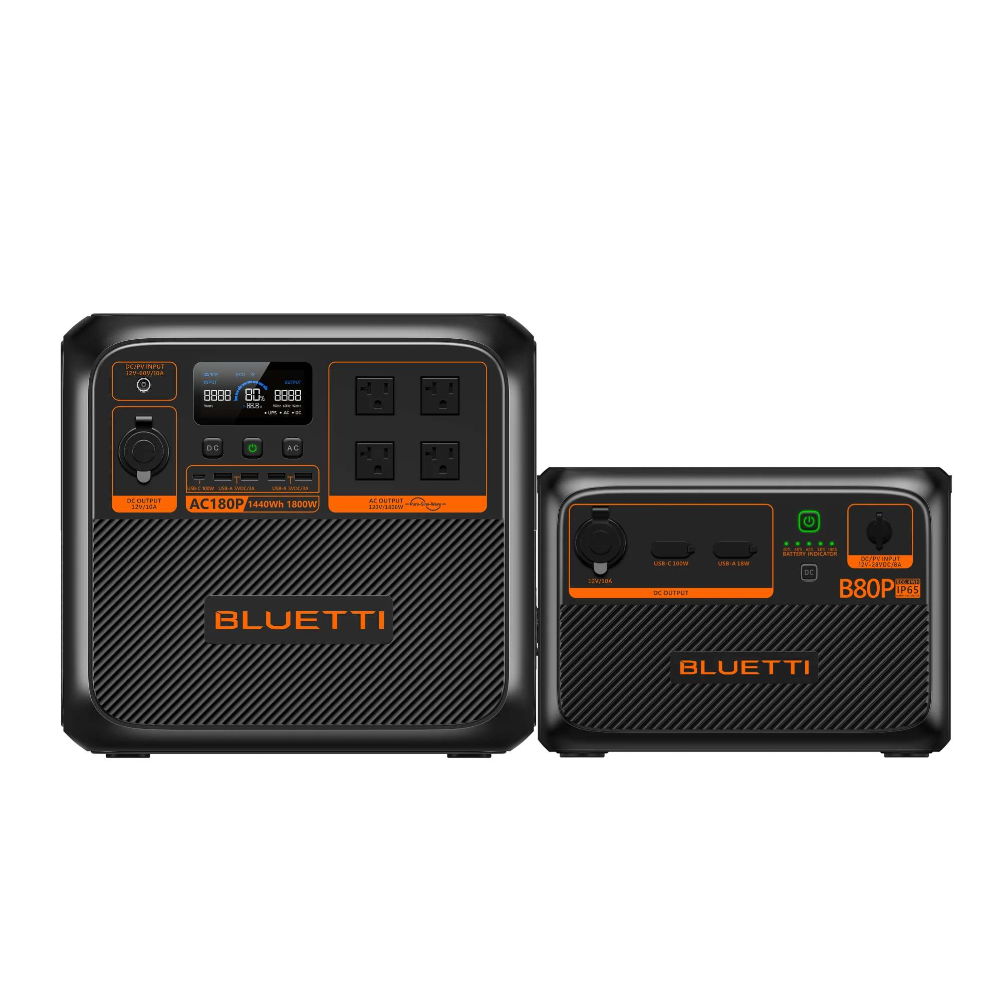 BLUETTI AC180P Solar Portable Power Station | 1,800W 1,440Wh - Image 12