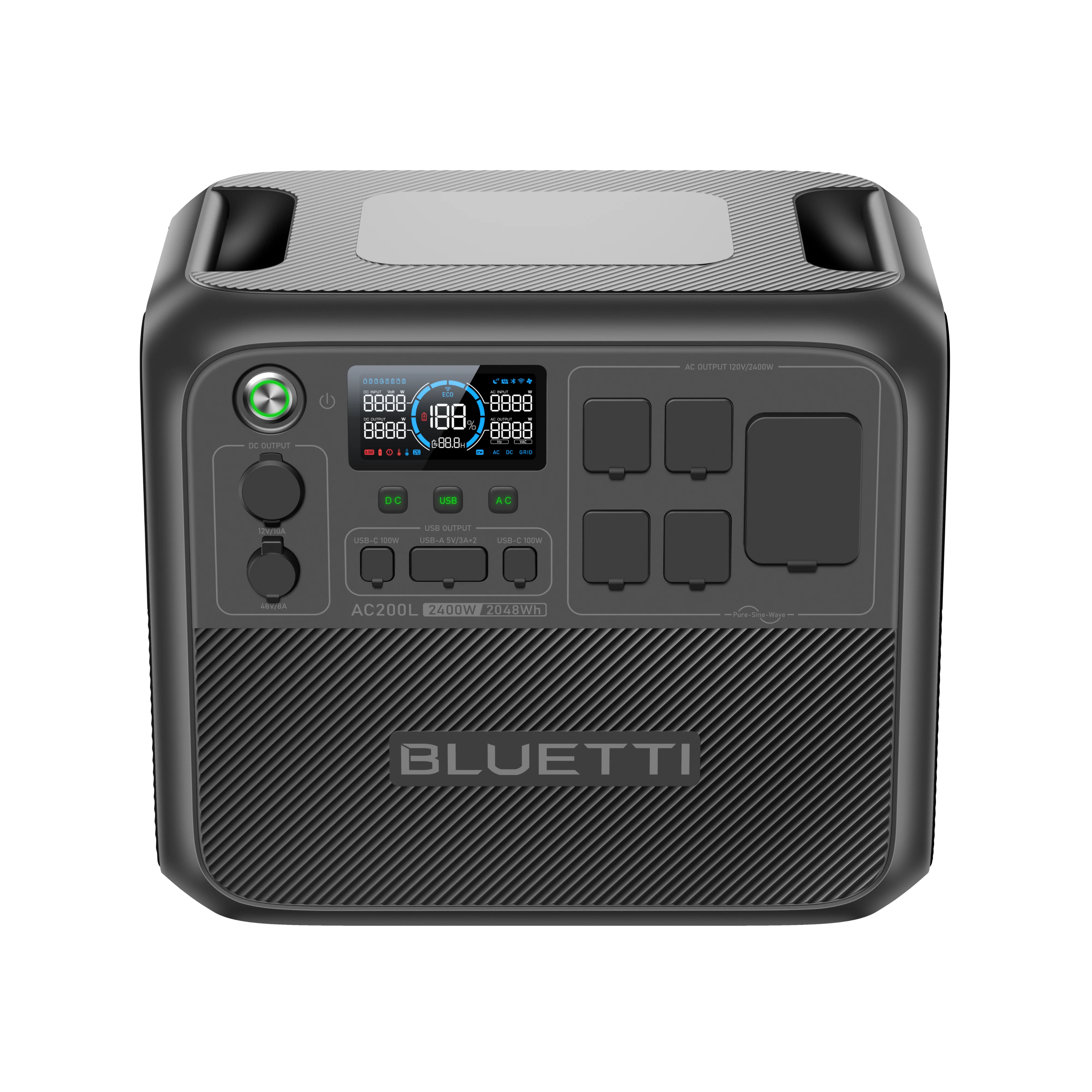 BLUETTI AC200L Portable Power Station | 2,400W 2,048Wh - Image 3