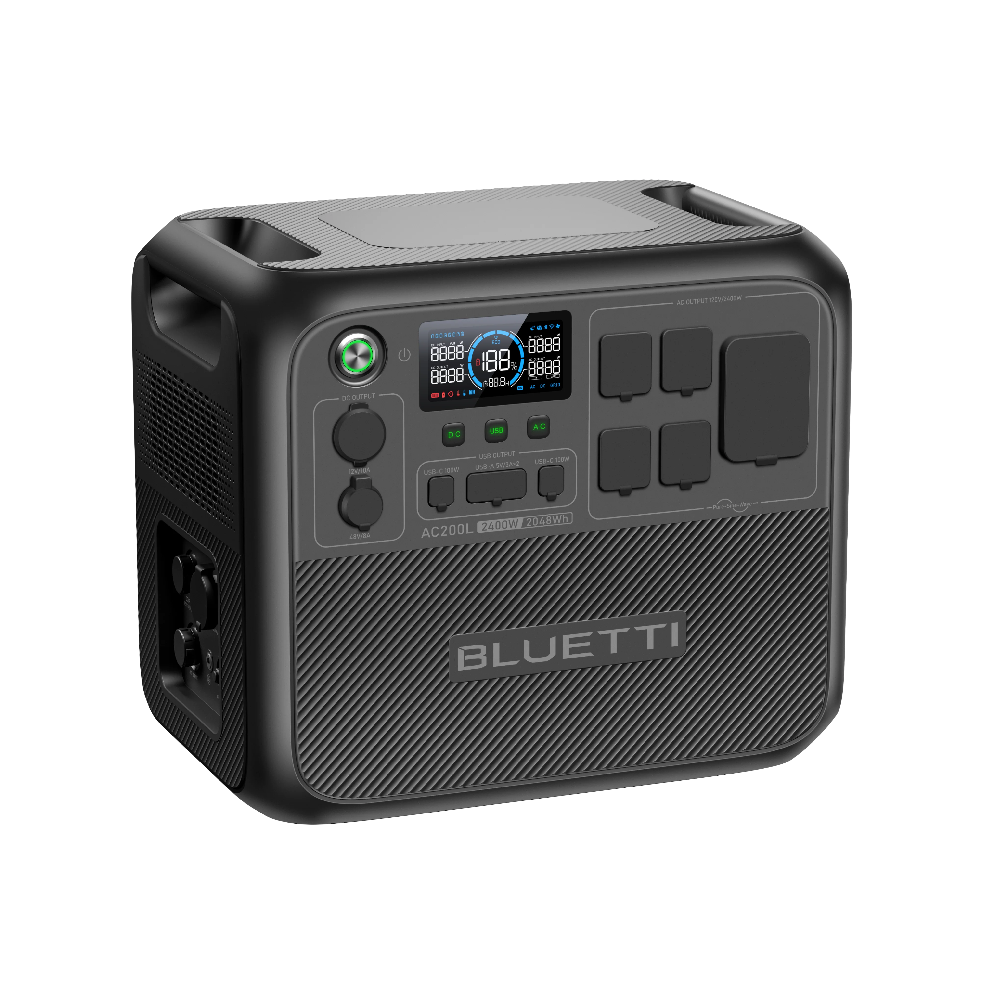 BLUETTI AC200L Portable Power Station | 2,400W 2,048Wh - Image 4