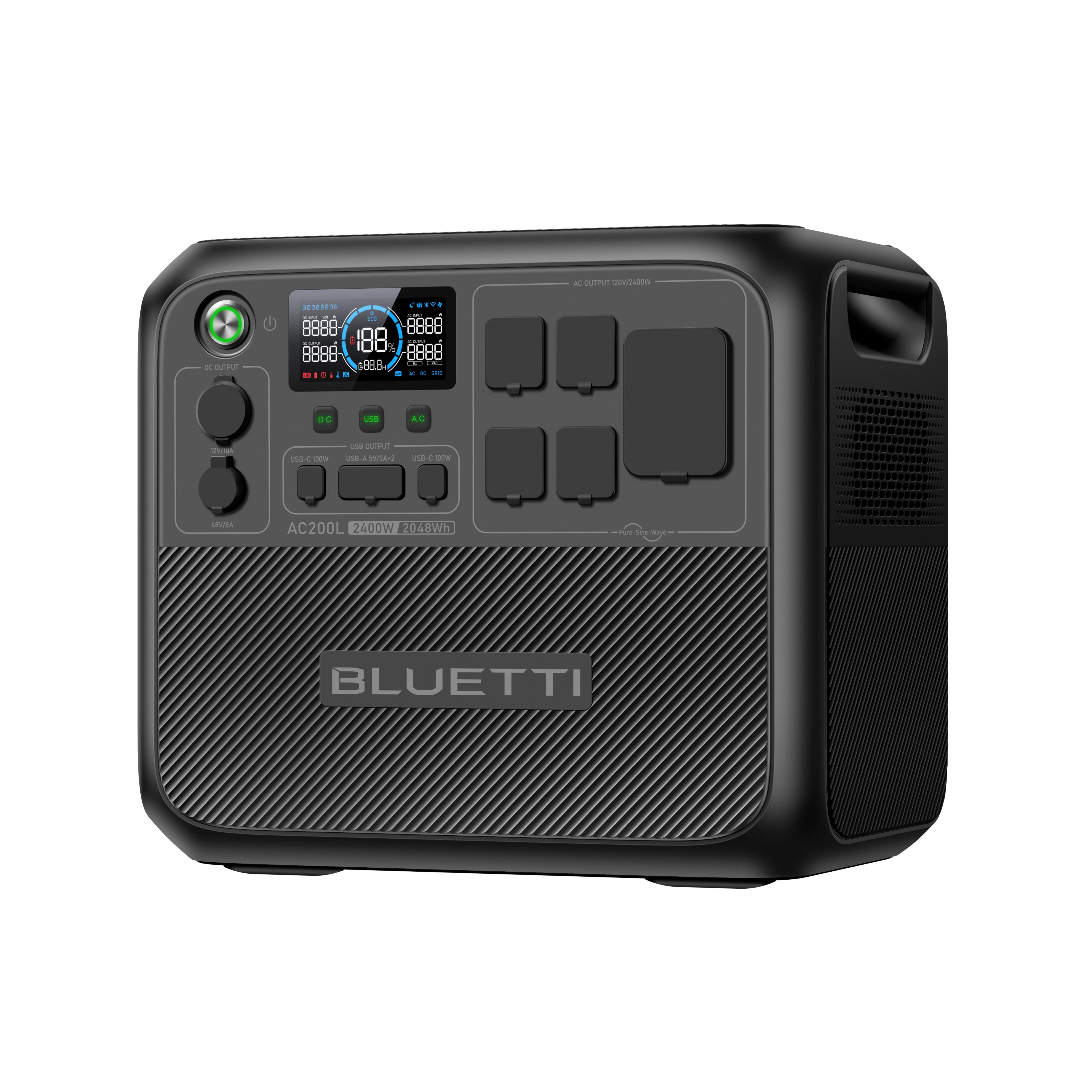 BLUETTI AC200L Portable Power Station | 2,400W 2,048Wh - Image 5