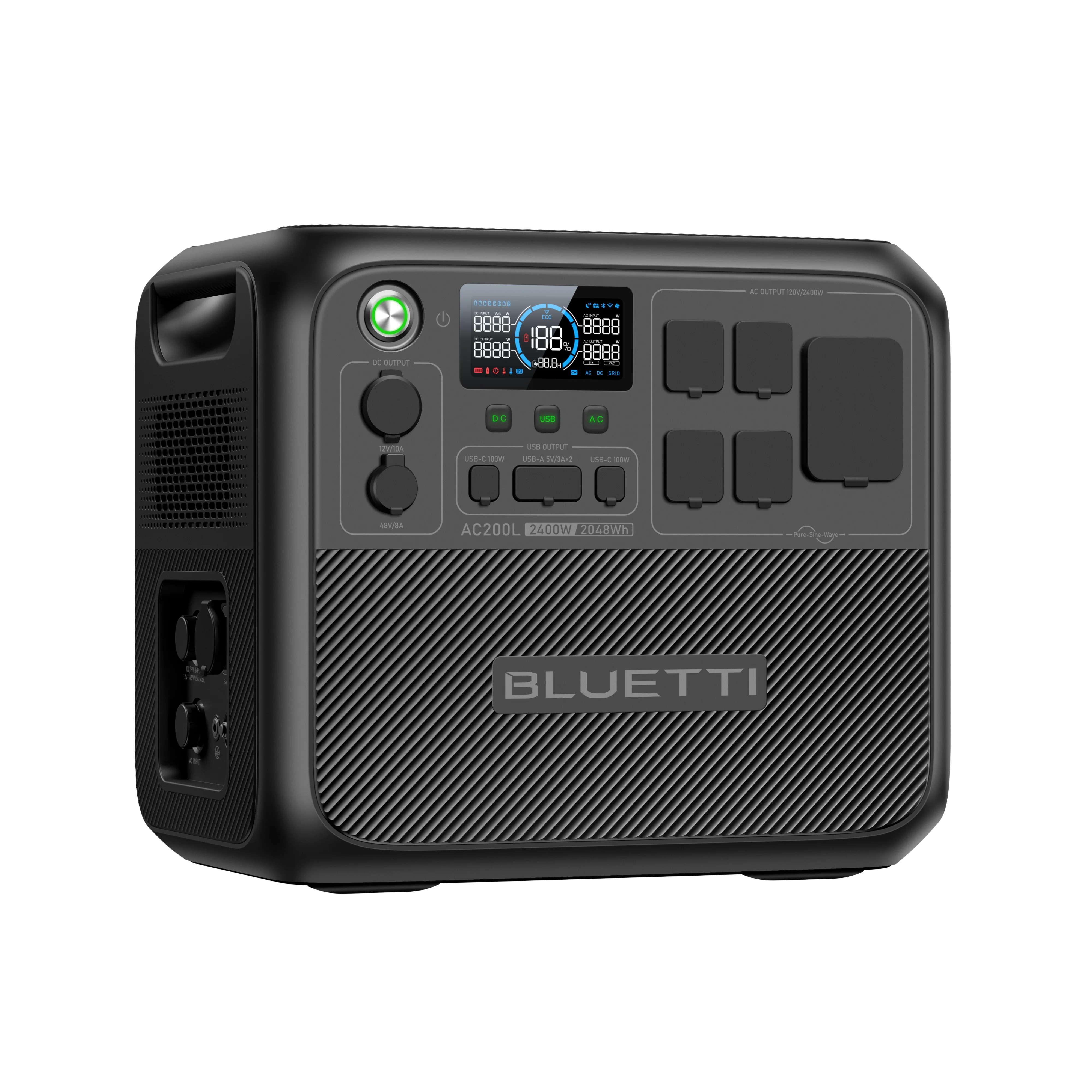 BLUETTI AC200L Portable Power Station | 2,400W 2,048Wh - Image 6