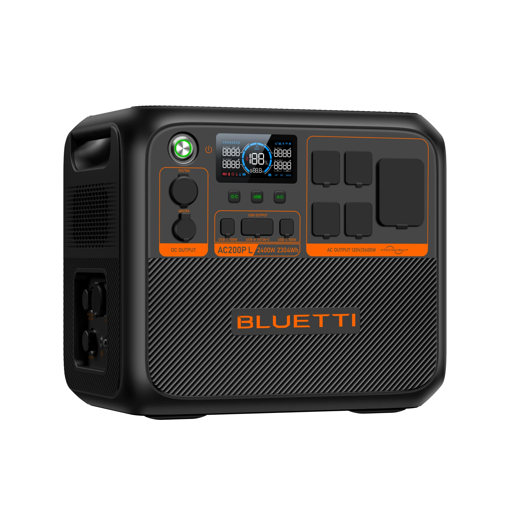BLUETTI AC200P L Portable Power Station | 2,400W 2,304Wh - Image 3