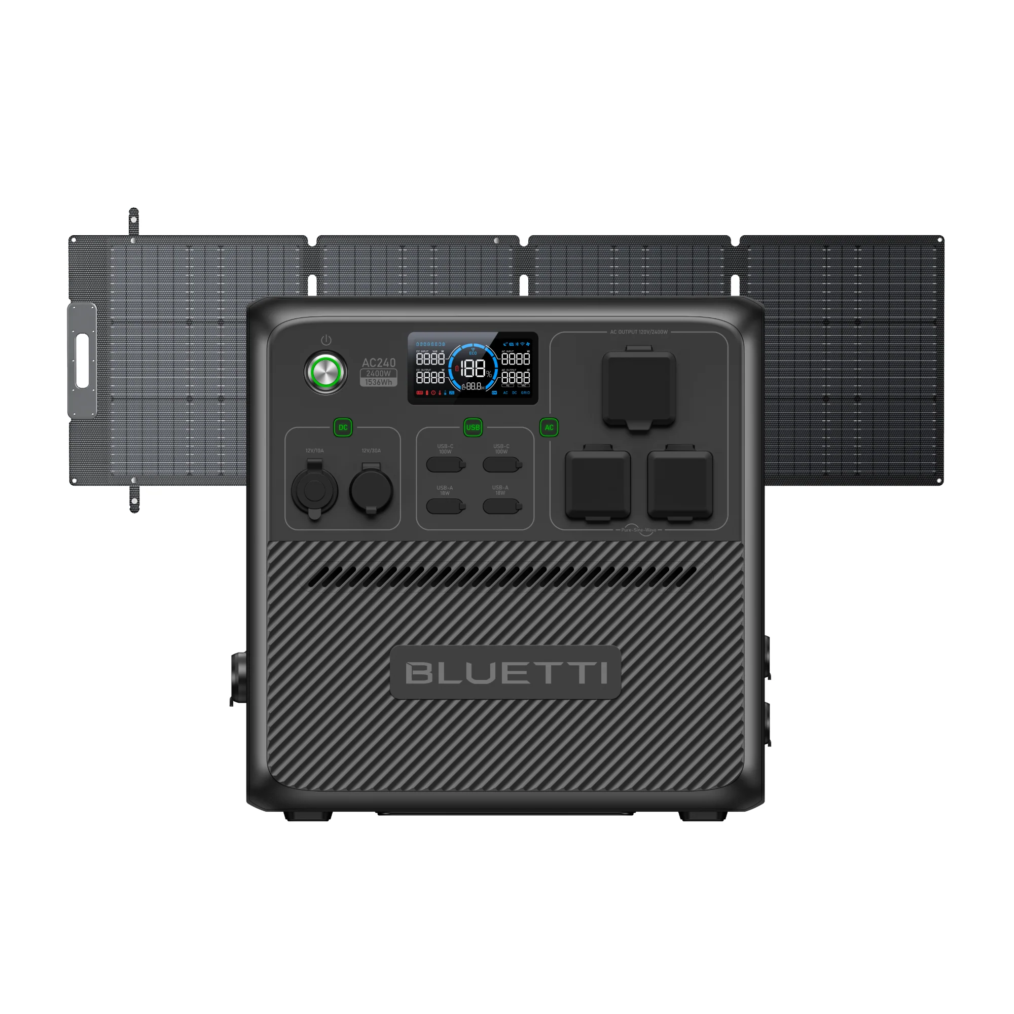 BLUETTI AC240 Portable Power Station | 2,400W 1,536Wh - Image 10