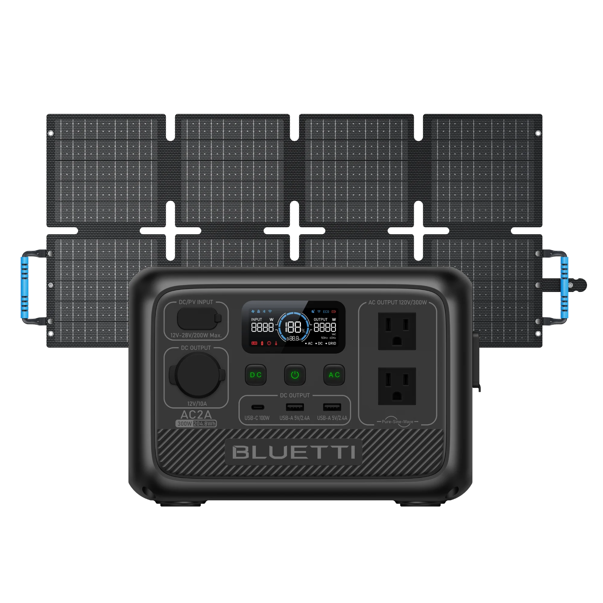 BLUETTI AC2A Portable Power Station | 300W 204Wh - Image 10