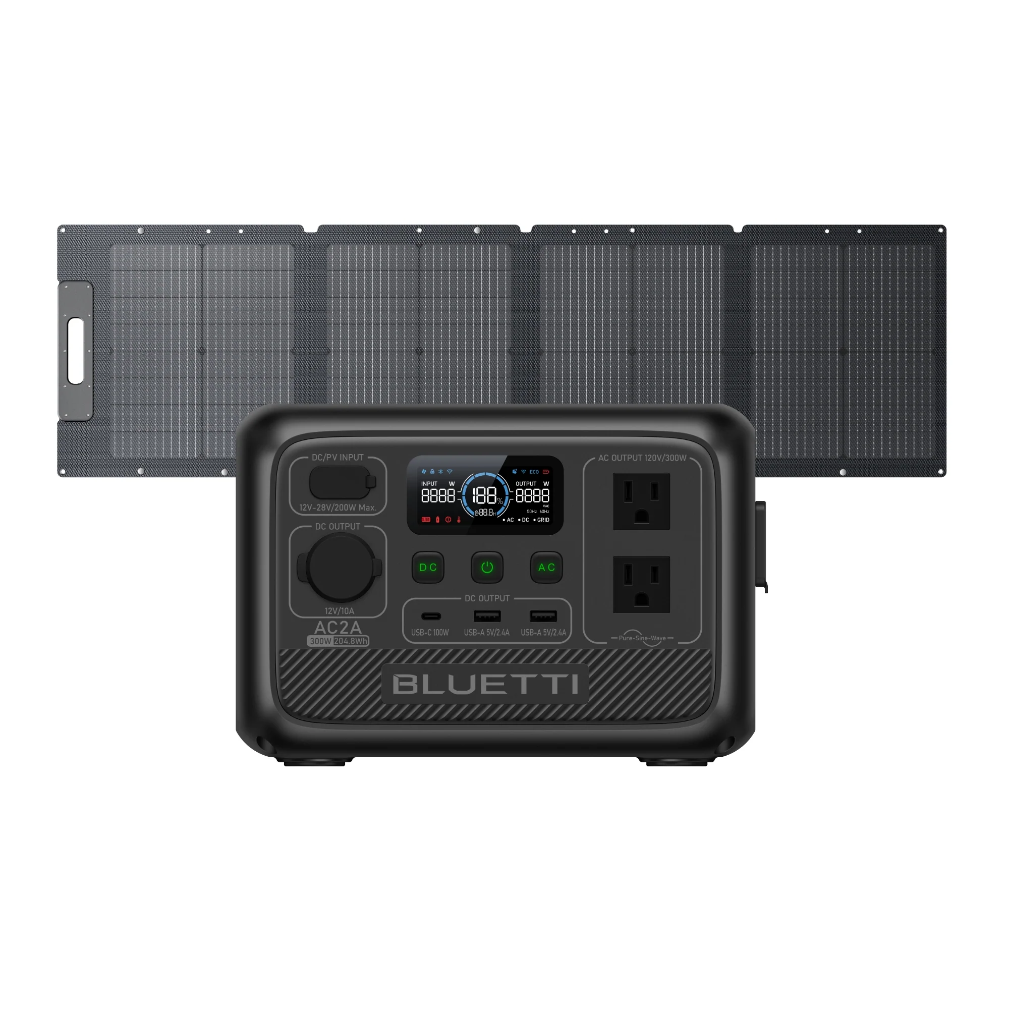 BLUETTI AC2A Portable Power Station | 300W 204Wh - Image 6