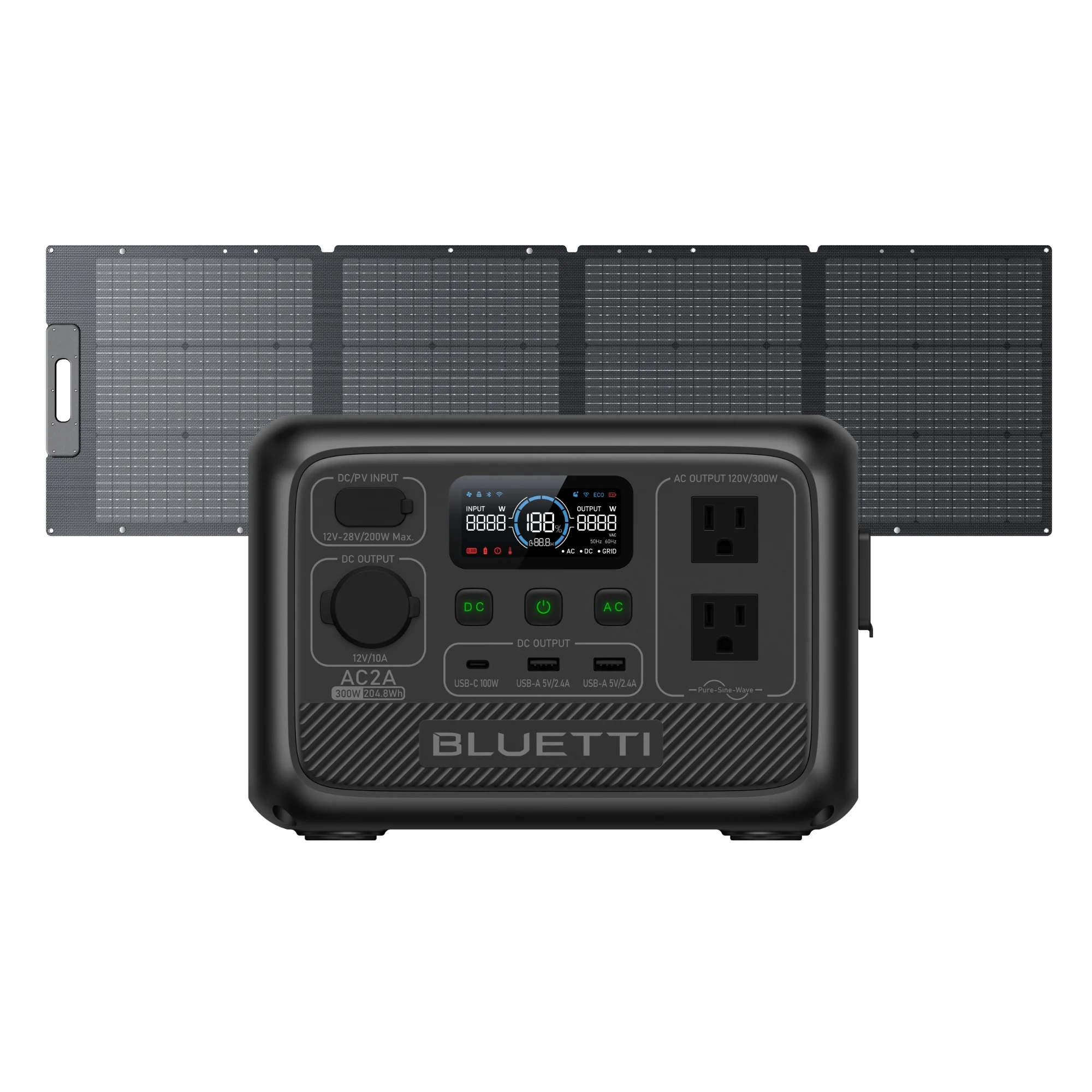 BLUETTI AC2A Portable Power Station | 300W 204Wh - Image 7