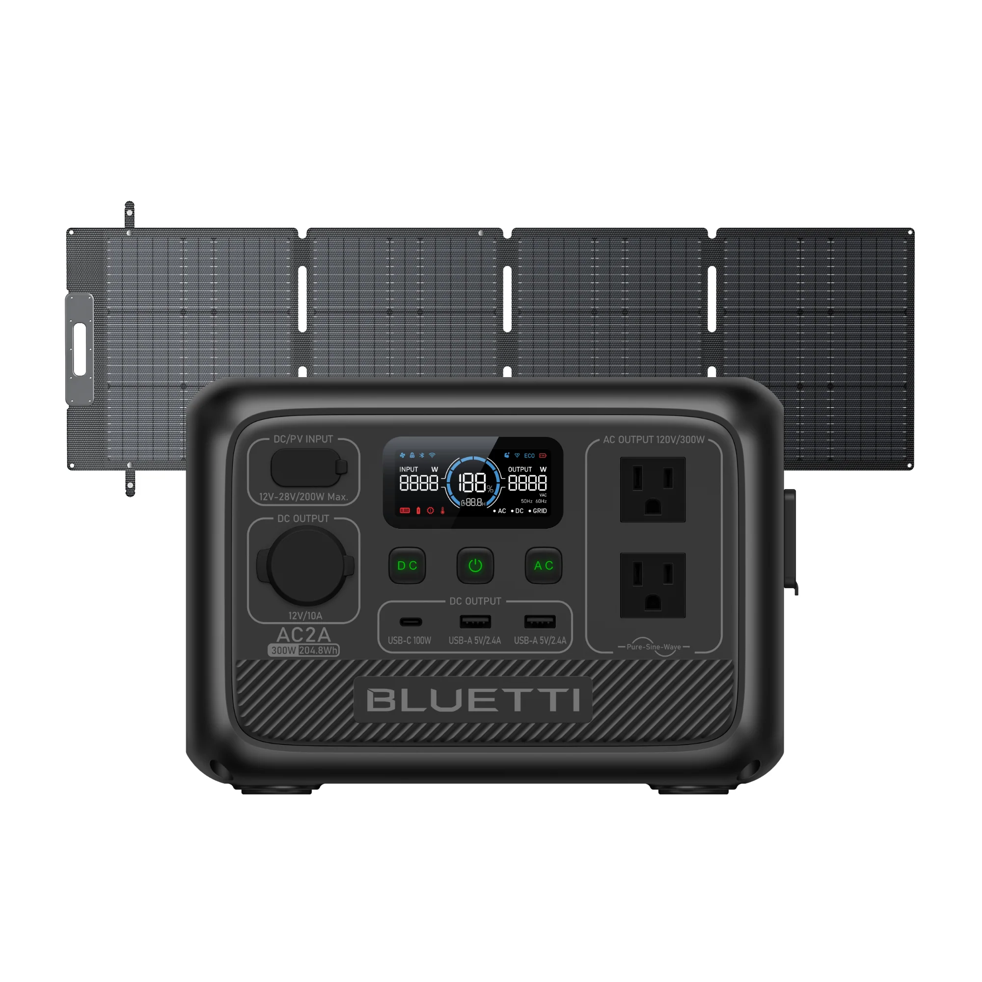 BLUETTI AC2A Portable Power Station | 300W 204Wh - Image 9