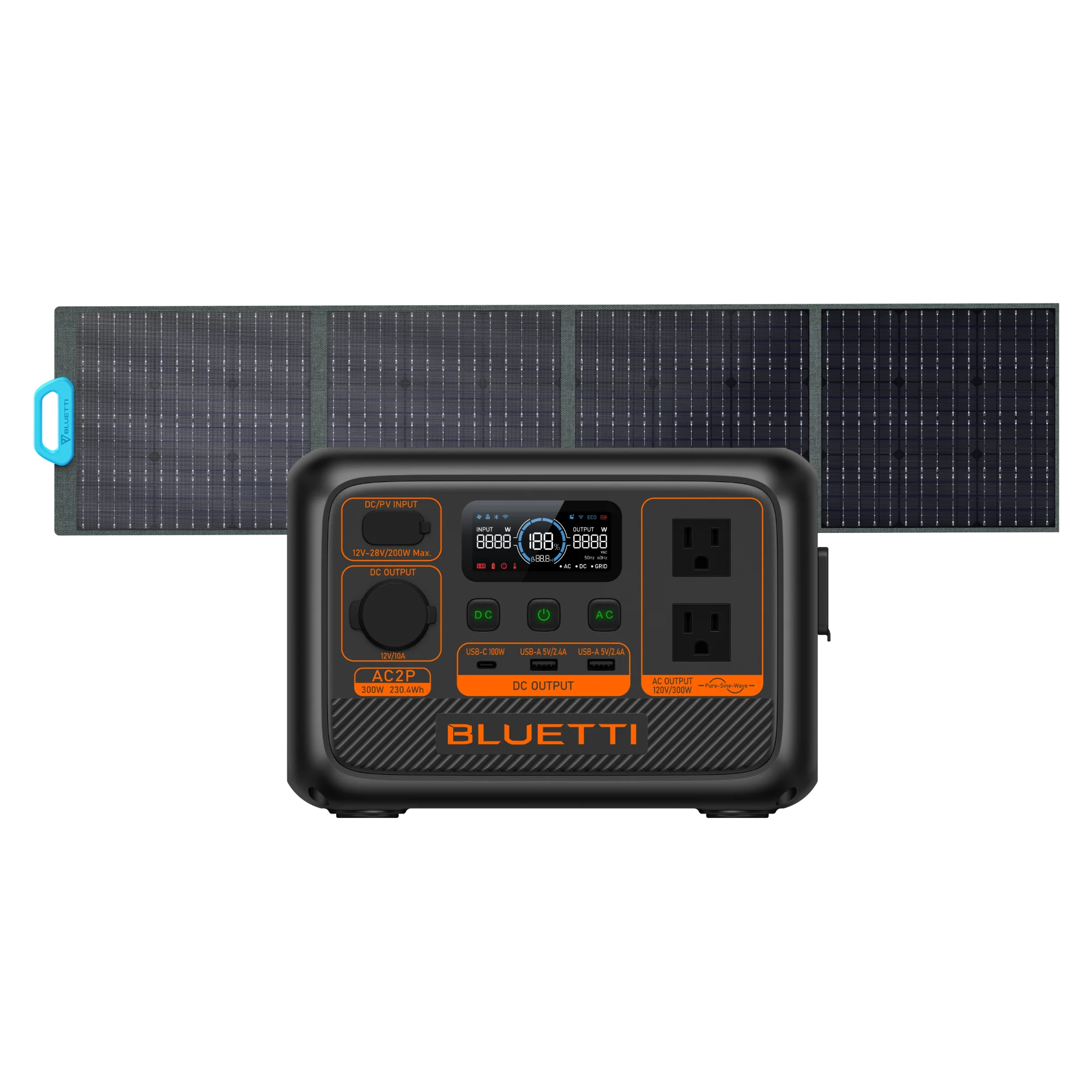 BLUETTI AC2P Portable Power Station | 300W 230.4Wh - Image 10