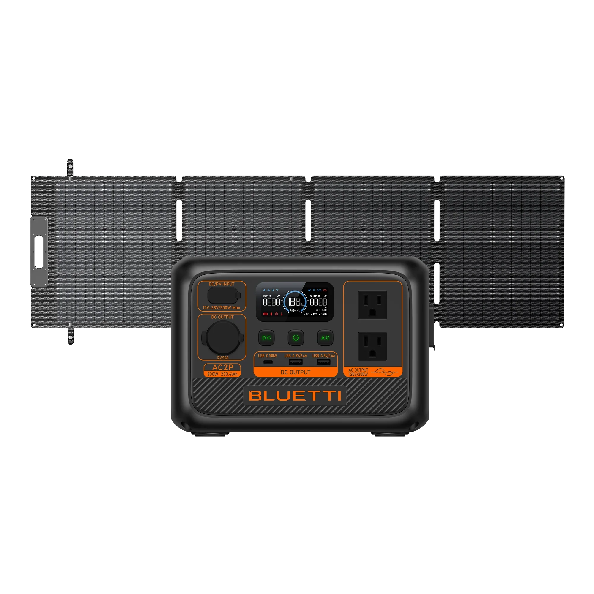 BLUETTI AC2P Portable Power Station | 300W 230.4Wh - Image 12