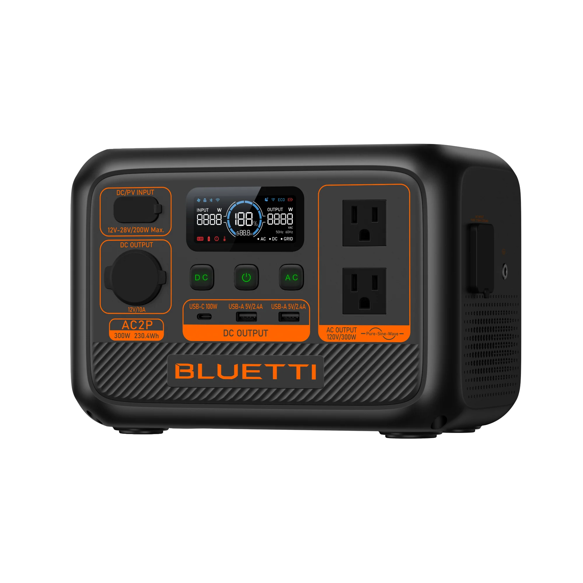 BLUETTI AC2P Portable Power Station | 300W 230.4Wh - Image 5