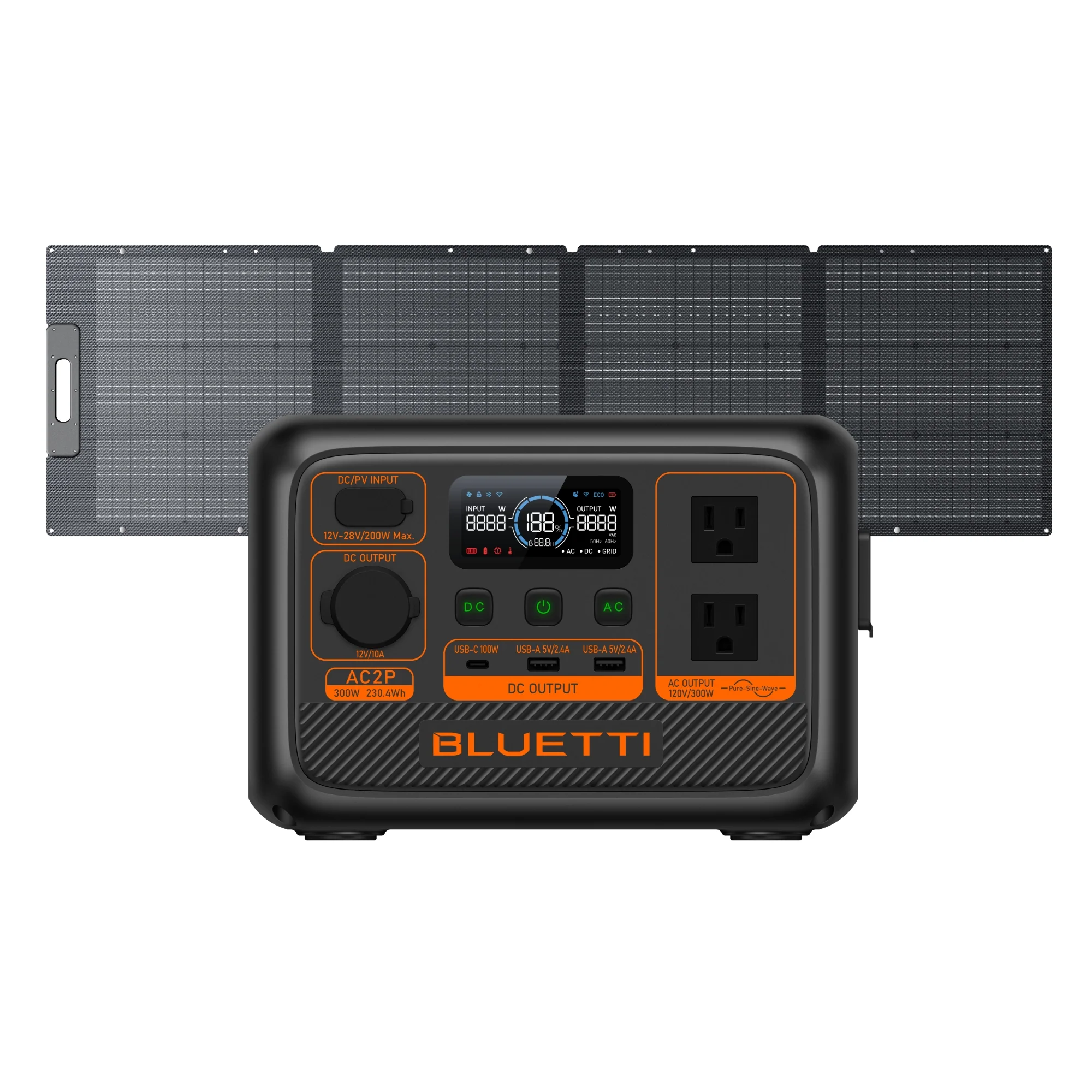 BLUETTI AC2P Portable Power Station | 300W 230.4Wh - Image 8