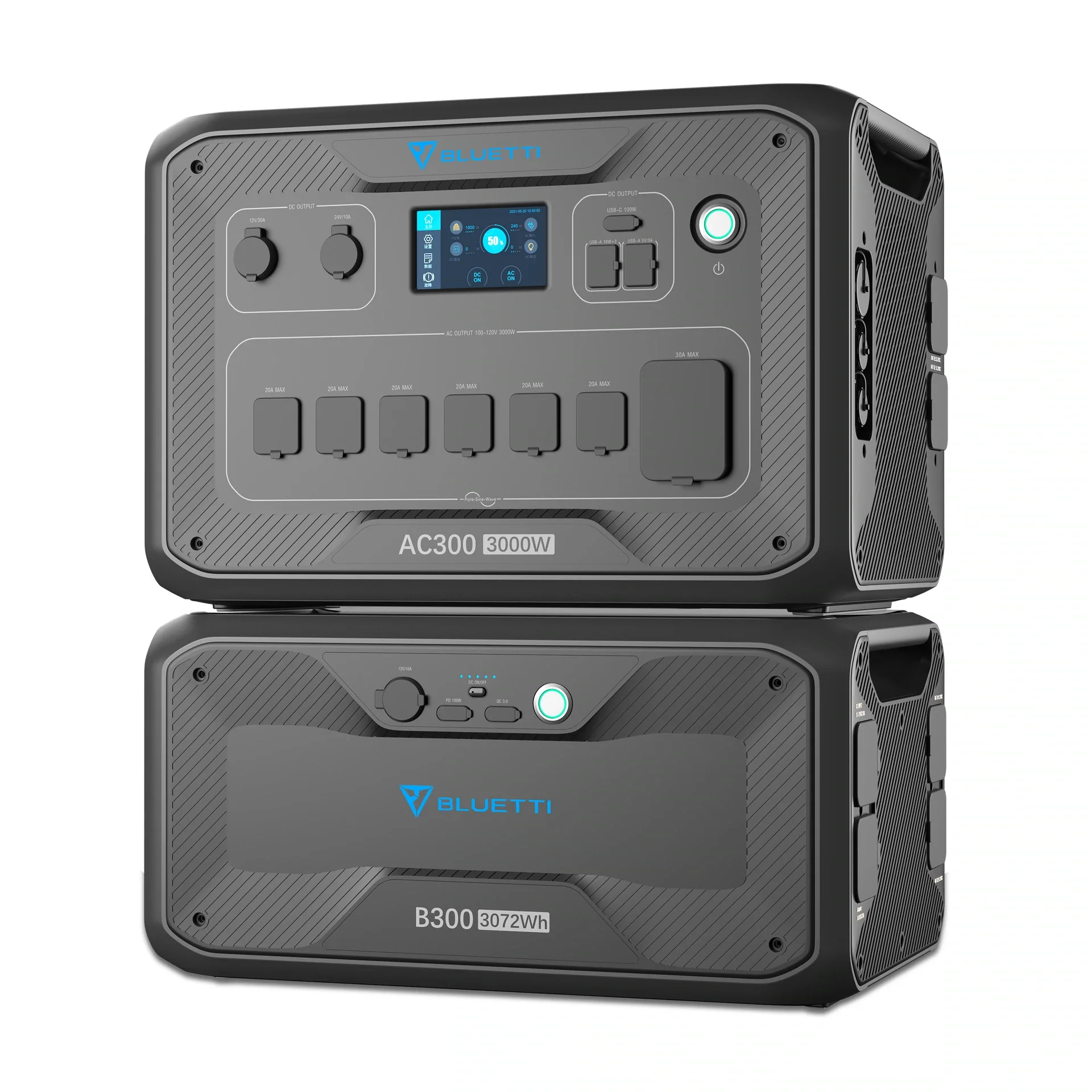 【Sold Out】BLUETTI AC300 +B300 + 3*PV200 Solar Generator Kit - Image 2