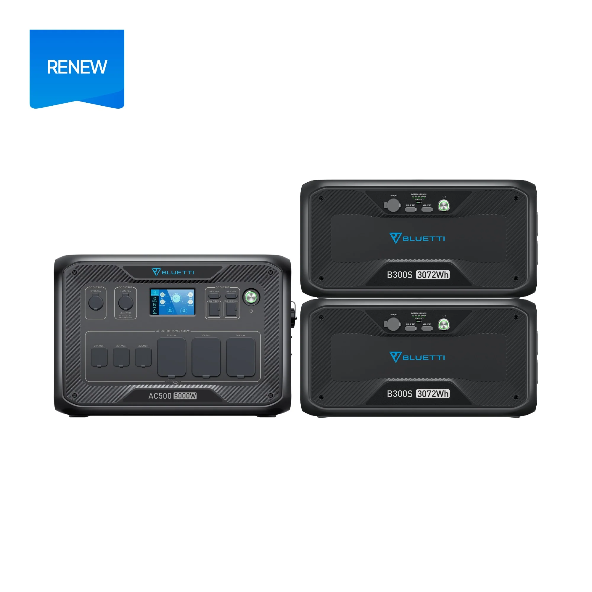 【Phased Out】BLUETTI AC500+B300S(Renew) Home Battery Backup - Image 2