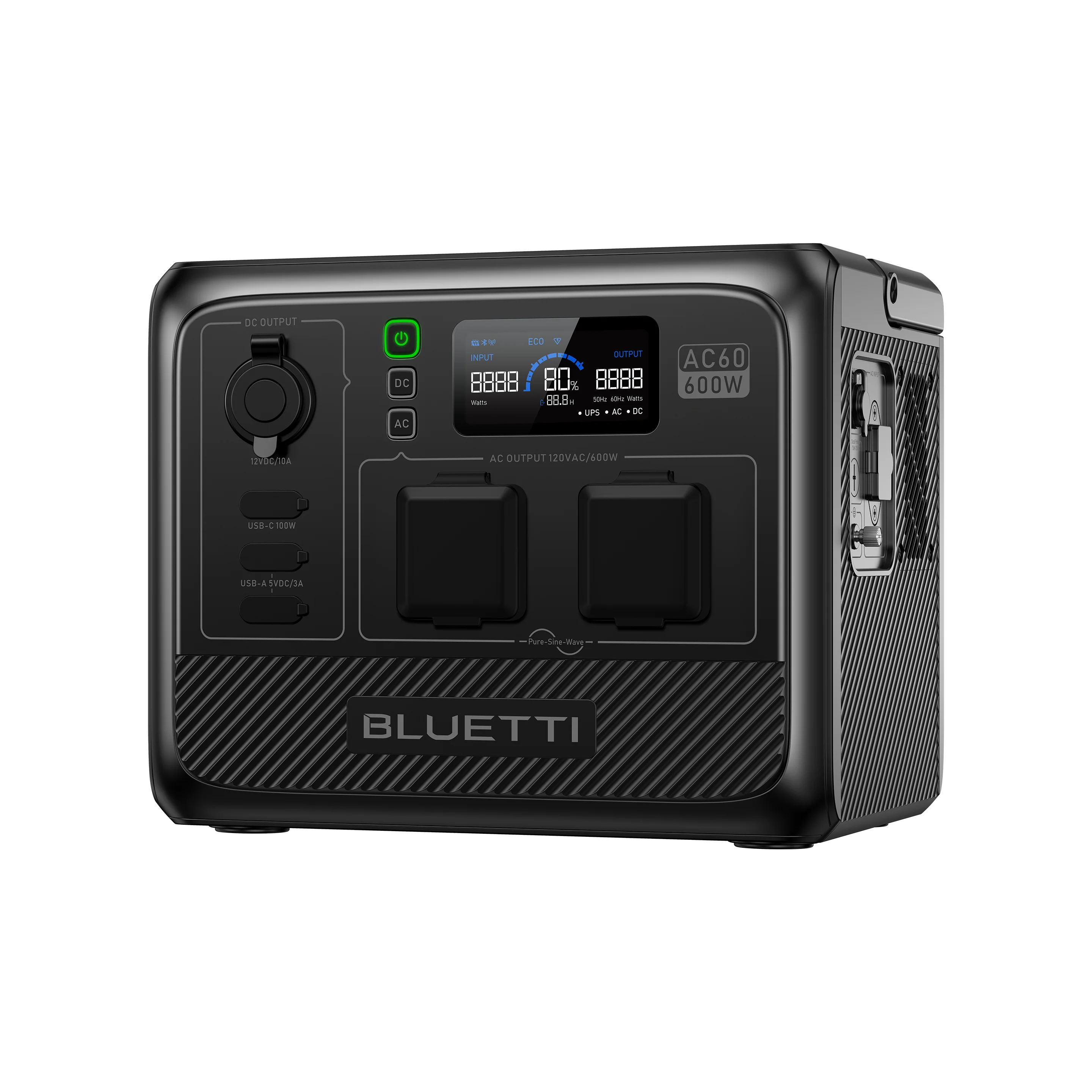 BLUETTI AC60 Portable Power Station | 600W 403Wh - Image 3