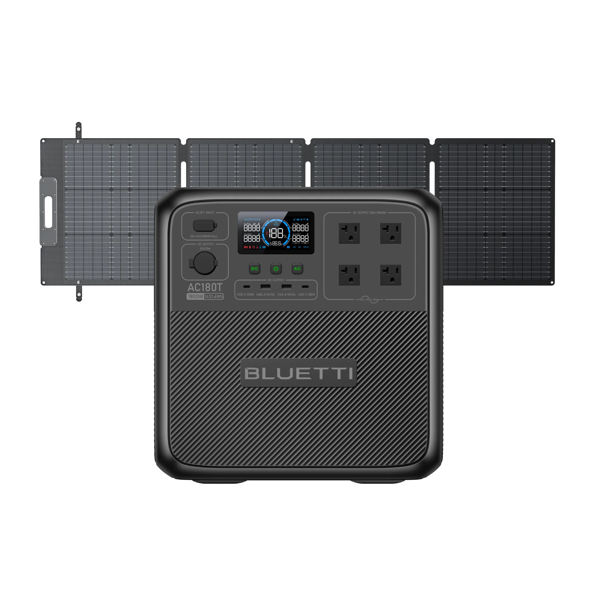 BLUETTI AC180T Portable Power Station | 1,800W,1433Wh - Image 9