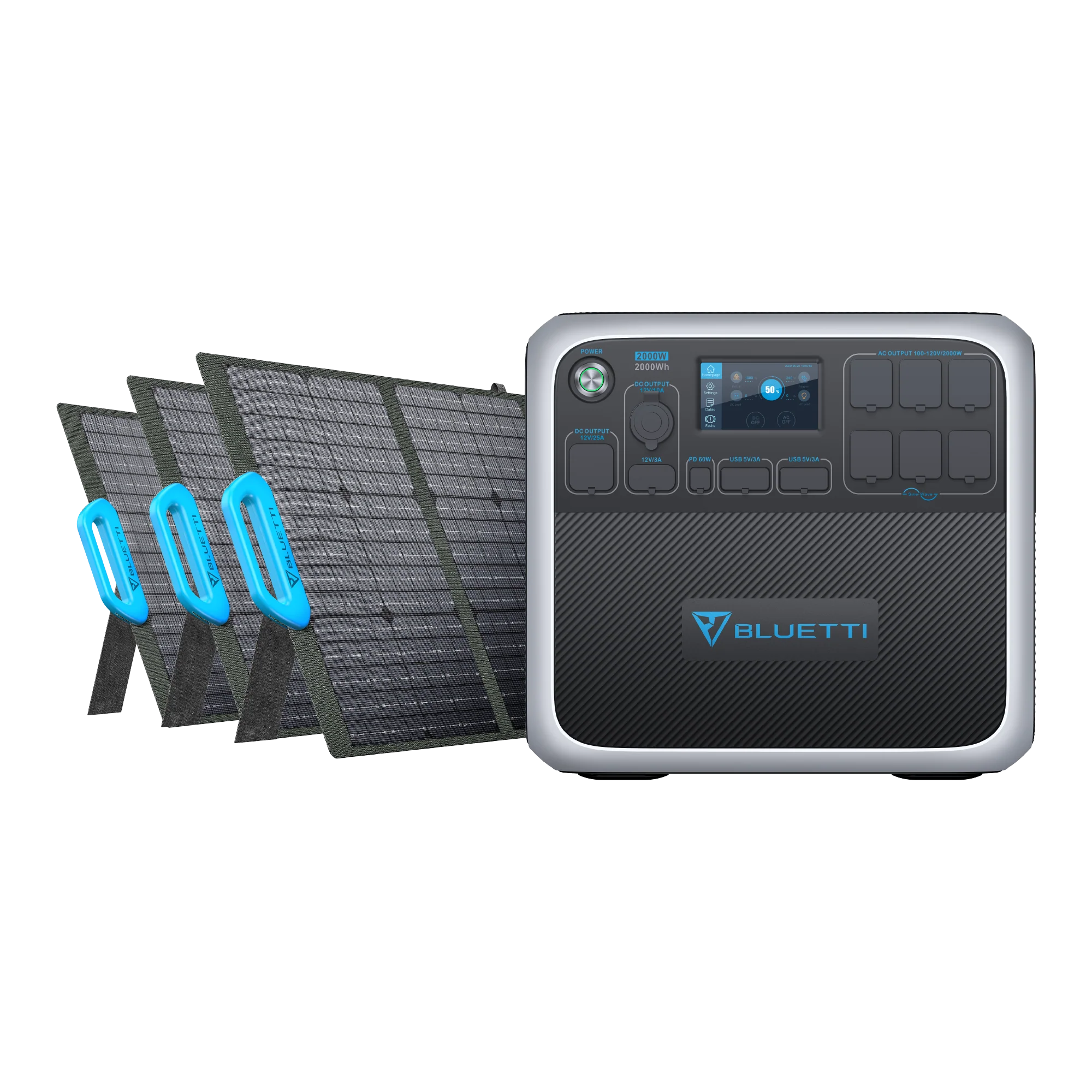 BLUETTI AC200P + 3*PV120 Solar Generator Kit - Image 11