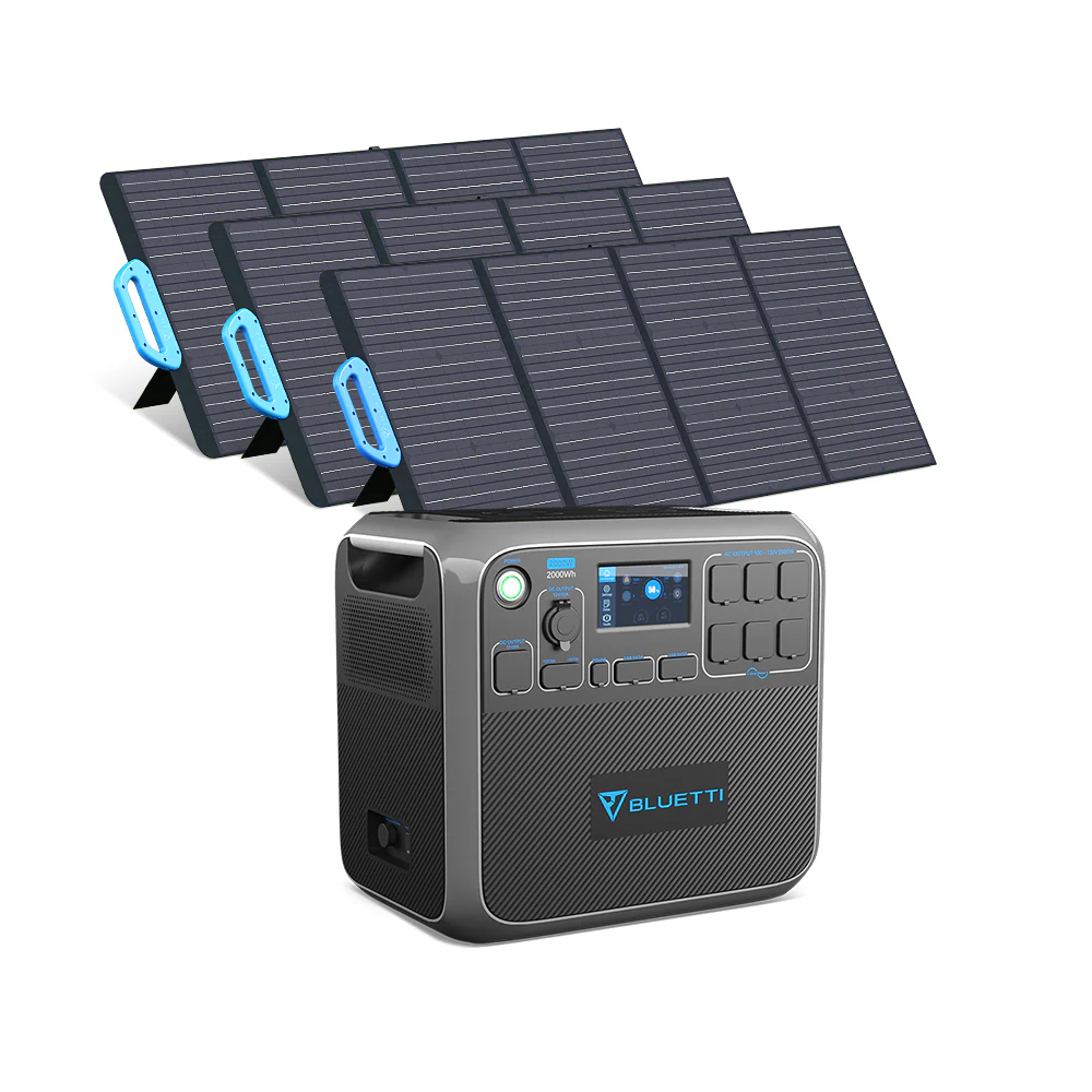BLUETTI AC200P + 3*PV120 Solar Generator Kit - Image 12