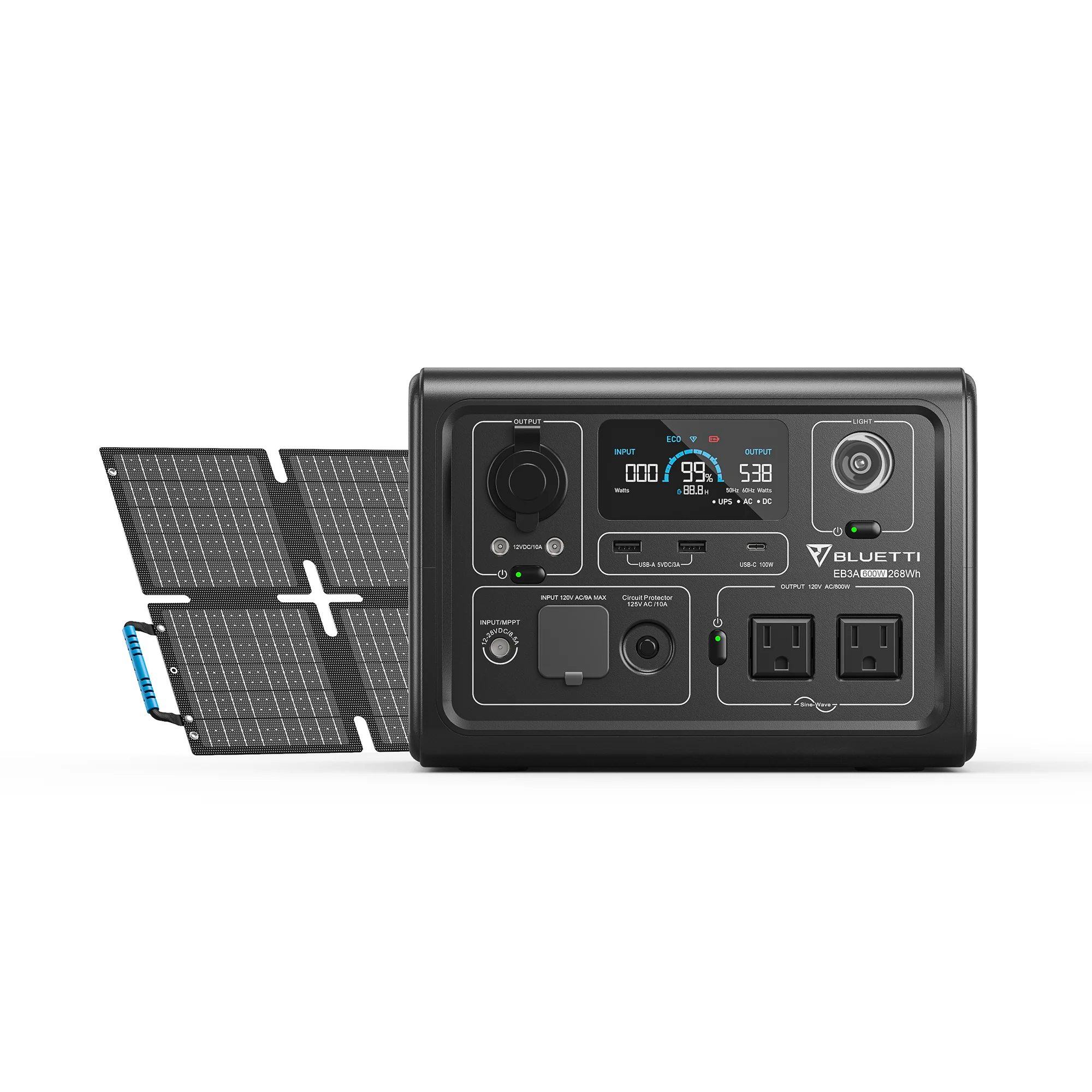 BLUETTI EB3A Portable Power Station | 600W 268Wh - Image 16