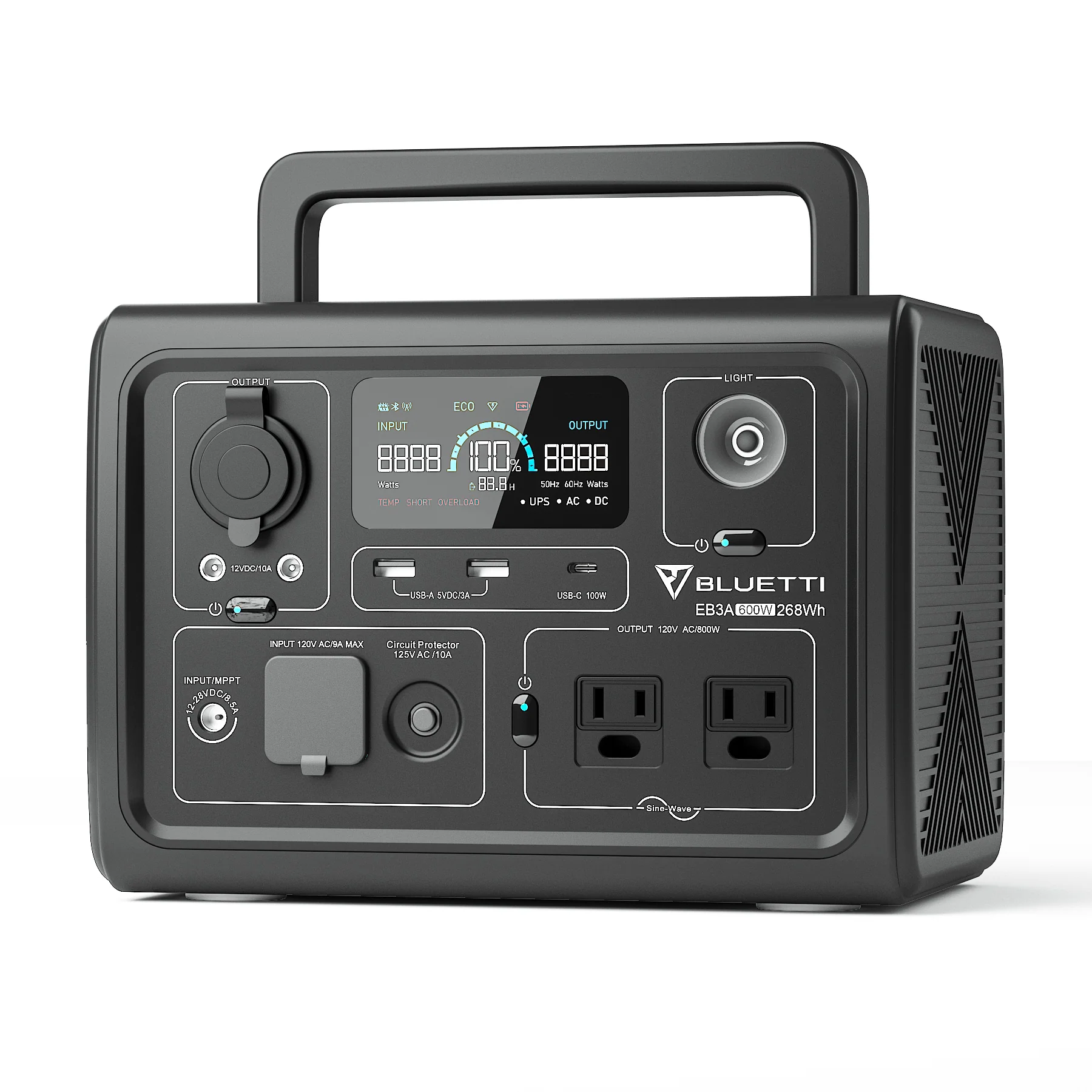 BLUETTI EB3A Portable Power Station | 600W 268Wh - Image 8