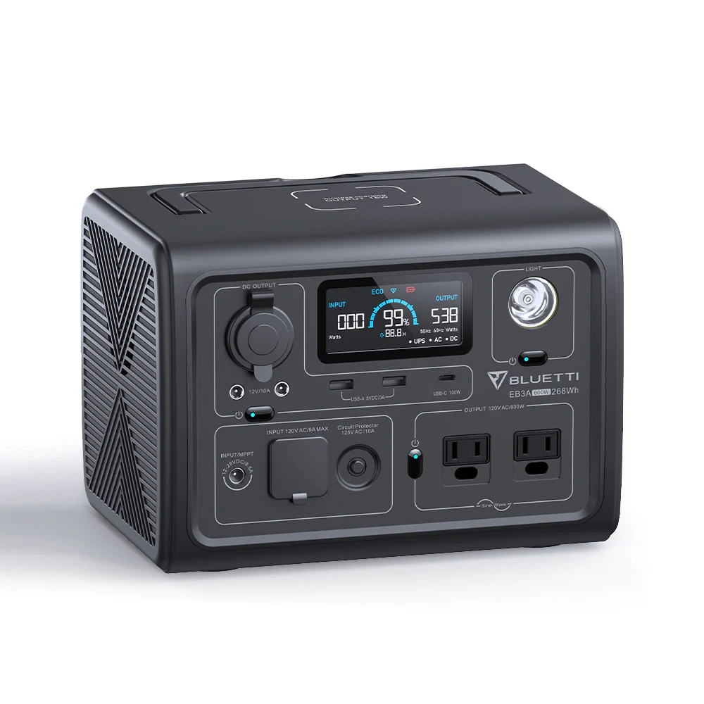 BLUETTI EB3A Portable Power Station | 600W 268Wh - Image 9