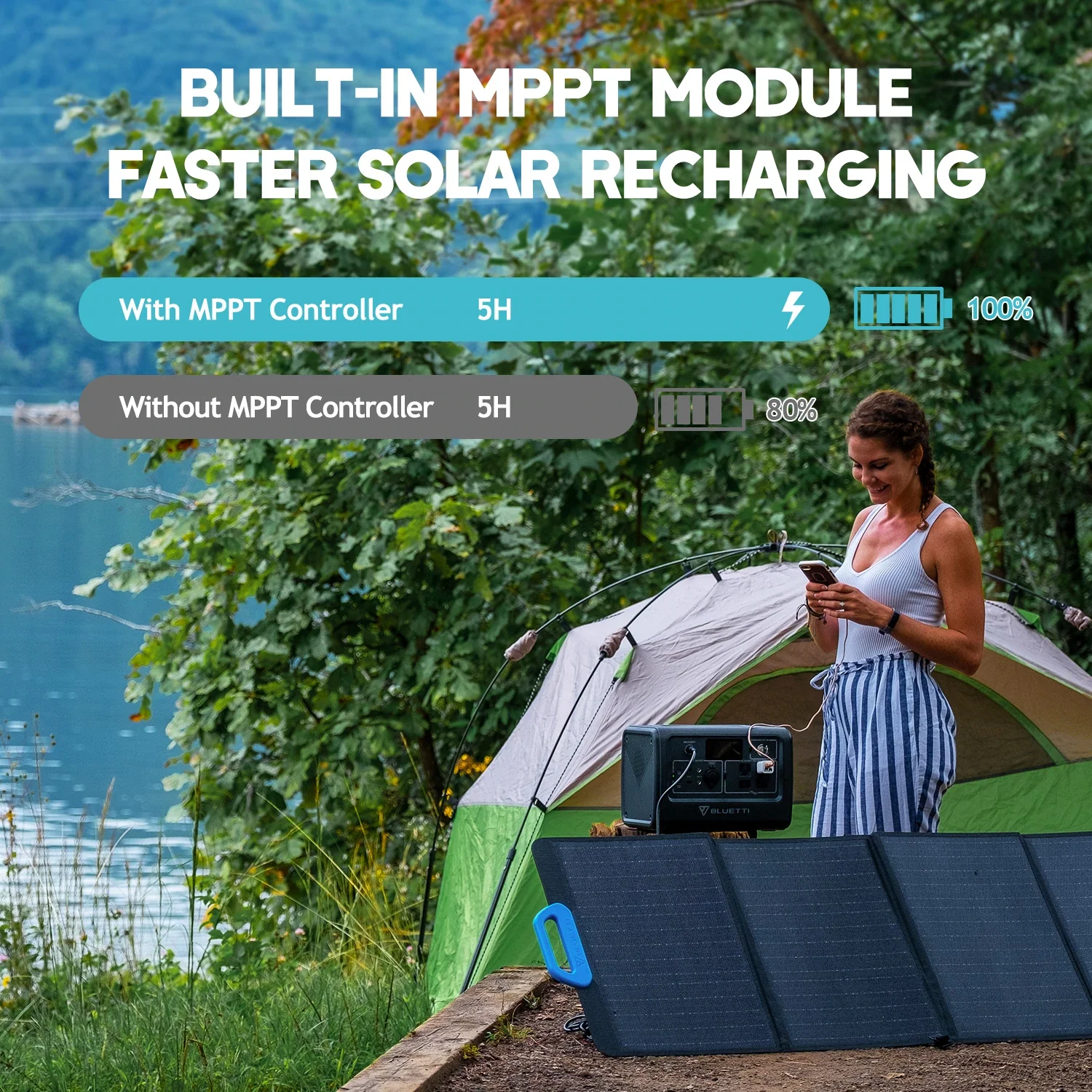 【Discontinued】BLUETTI EB70S Portable Power Station | 800W 716Wh - Image 11