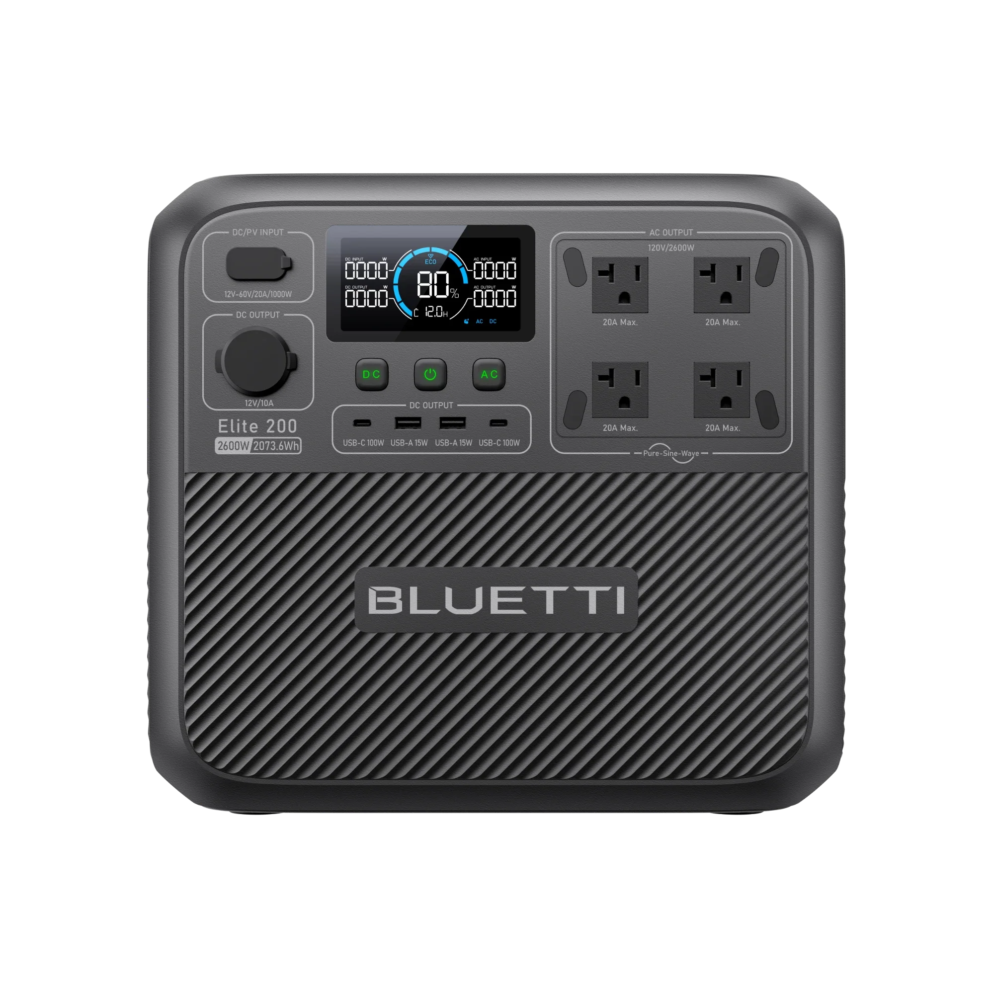 BLUETTI Elite 200 V2 Portable Power Station | 2600W 2073.6Wh - Image 9