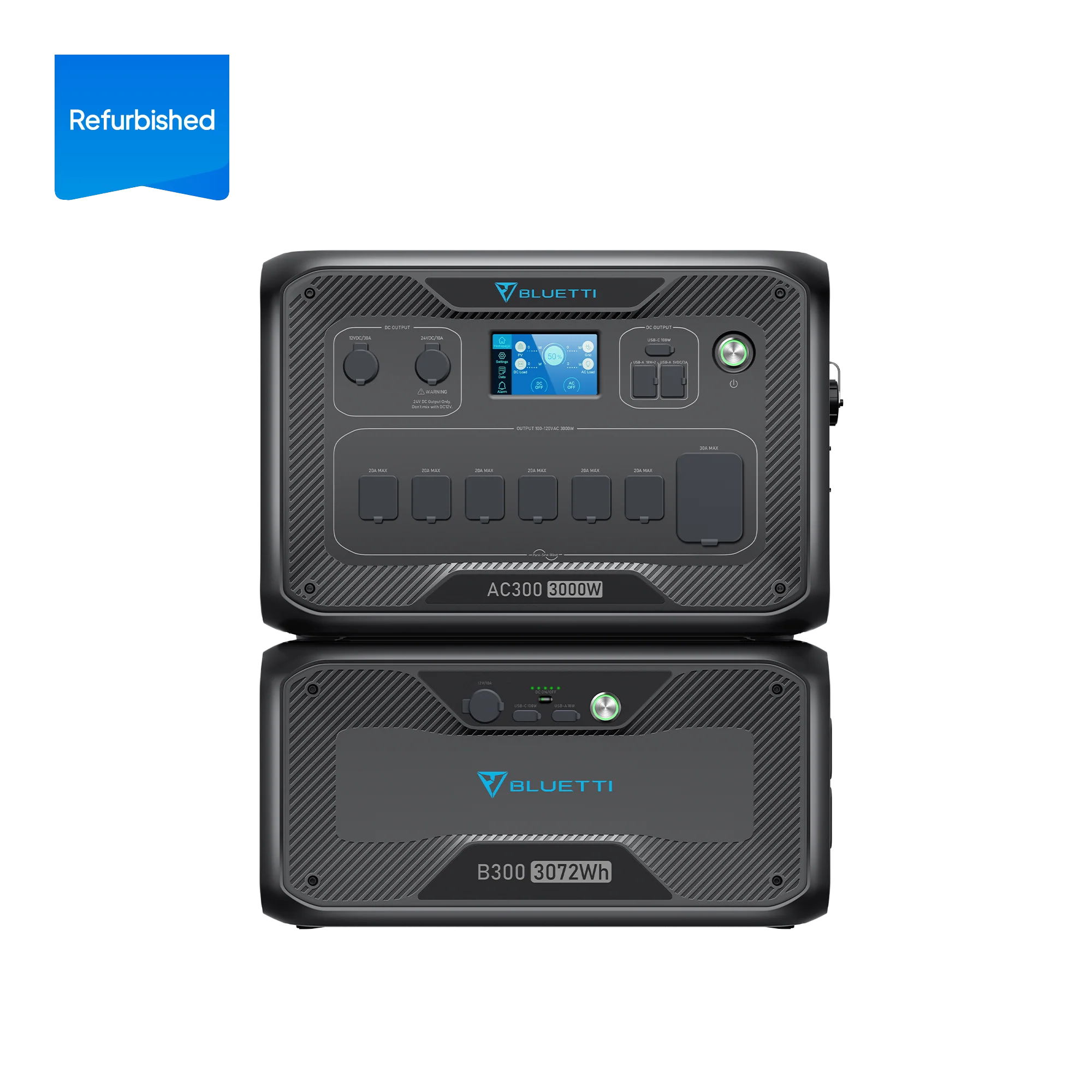 【Discontinued】Refurbished BLUETTI AC300+B300 Home Battery Backup