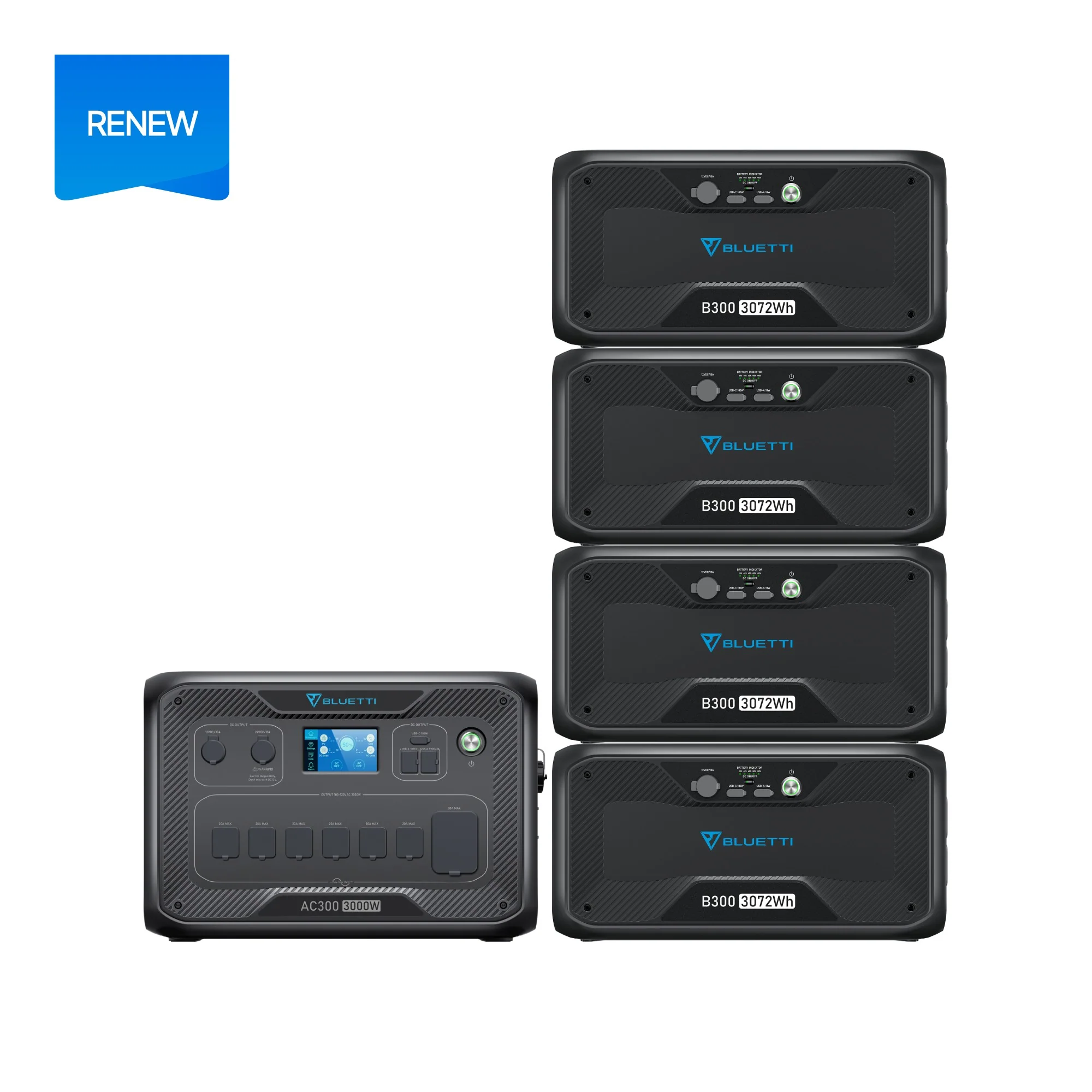 【Phased Out】BLUETTI AC300+B300(Renew) Home Battery Backup - Image 5