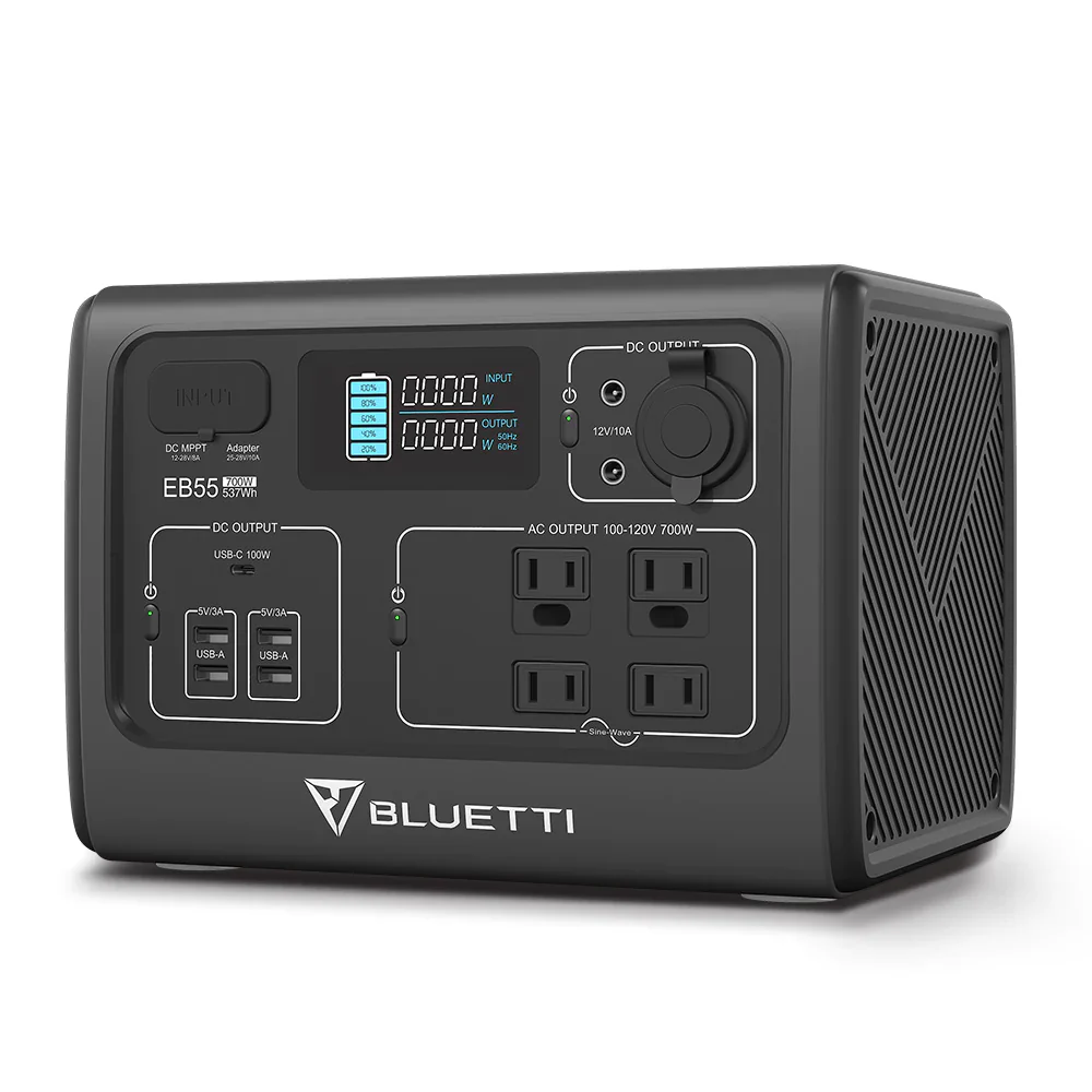 【Sold Out】BLUETTI EB55 Portable Power Station | 700W 537Wh - Image 4